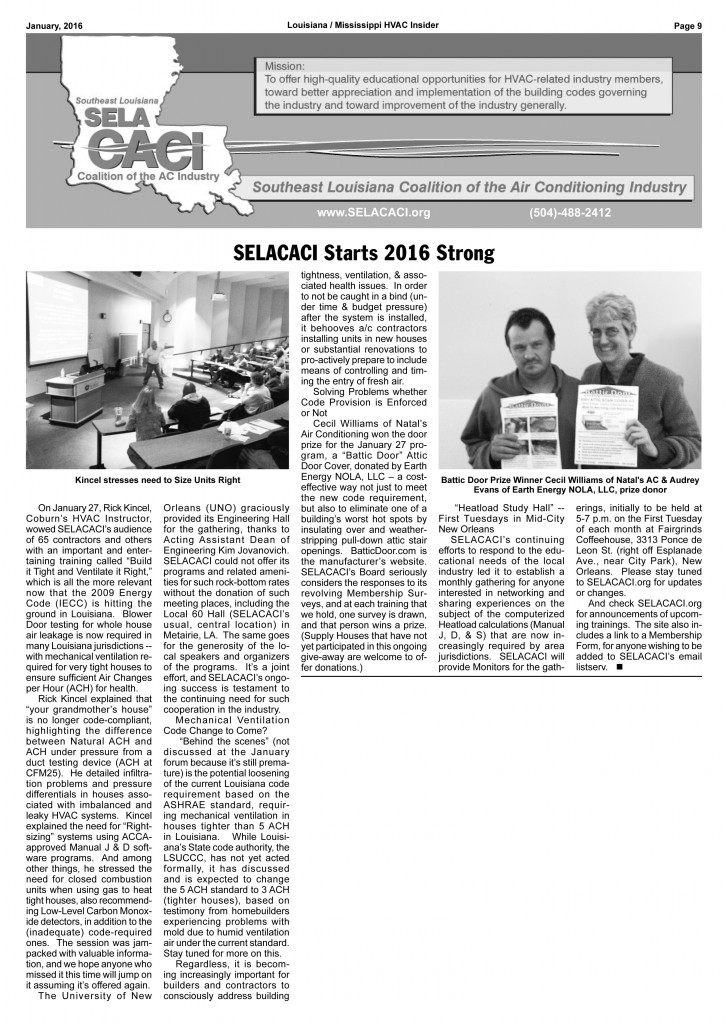 HVAC Insider LA-MS February 2016