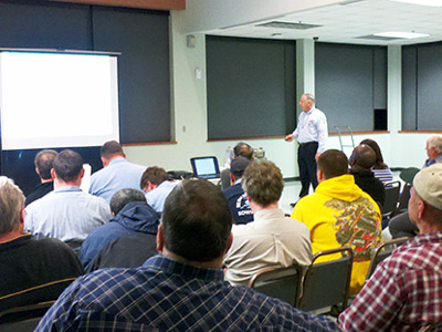 Barry Couvillion conducting a Training Session